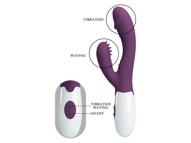 Vibrador Andre 30 funciones Purpura