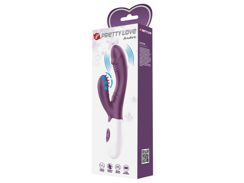 Vibrador Andre 30 funciones Purpura