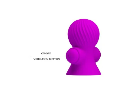 Funda para los Pezones con Vibracion Rosa Funda para los Pezones con Vibracion Rosa