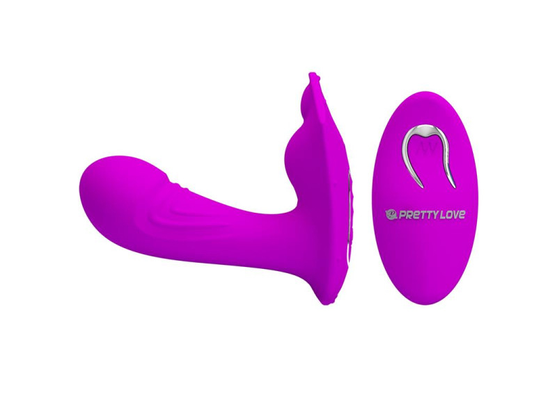 Willie Estimulador con Control Remoto Rosa