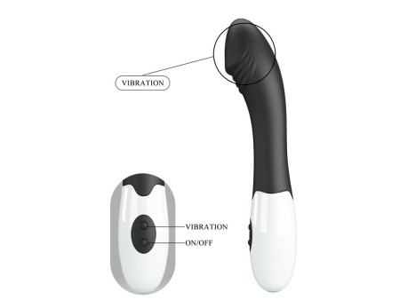 Vibrador Elemental 30 Funiones Negro Vibrador Elemental 30 Funiones Negro