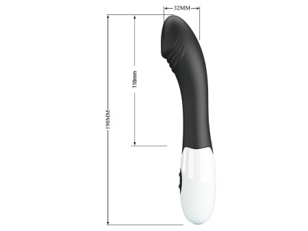Vibrador Elemental 30 Funiones Negro Vibrador Elemental 30 Funiones Negro