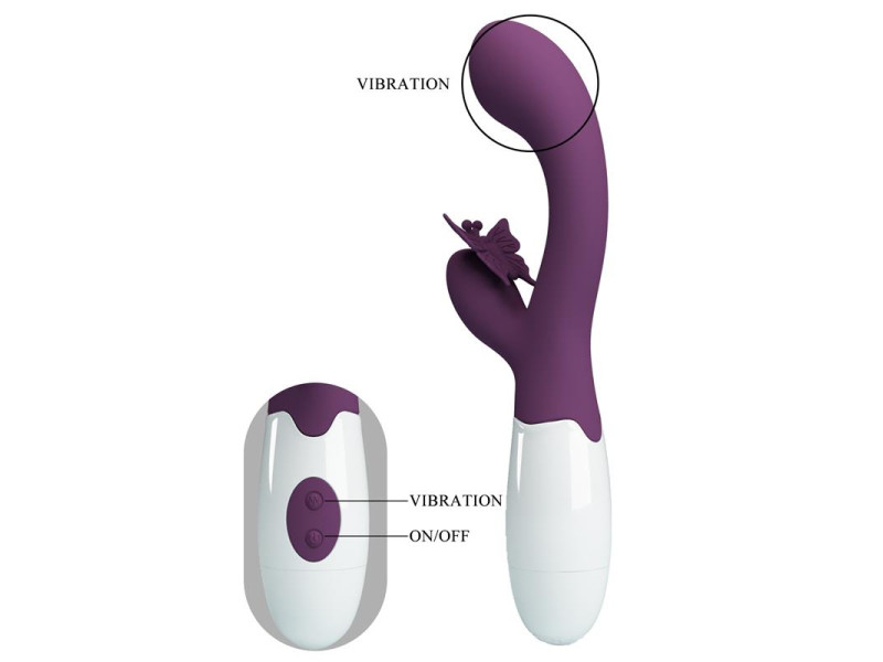 Vibrador Butterfly Kiss 30 funciones Purpura