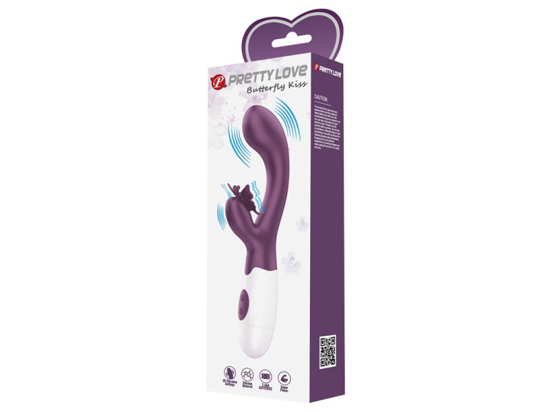 Vibrador Butterfly Kiss 30 funciones Purpura