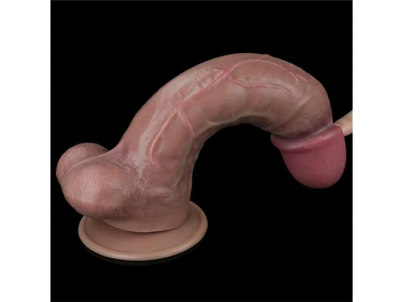Dildo Doble Capa Silicona Platinum 105