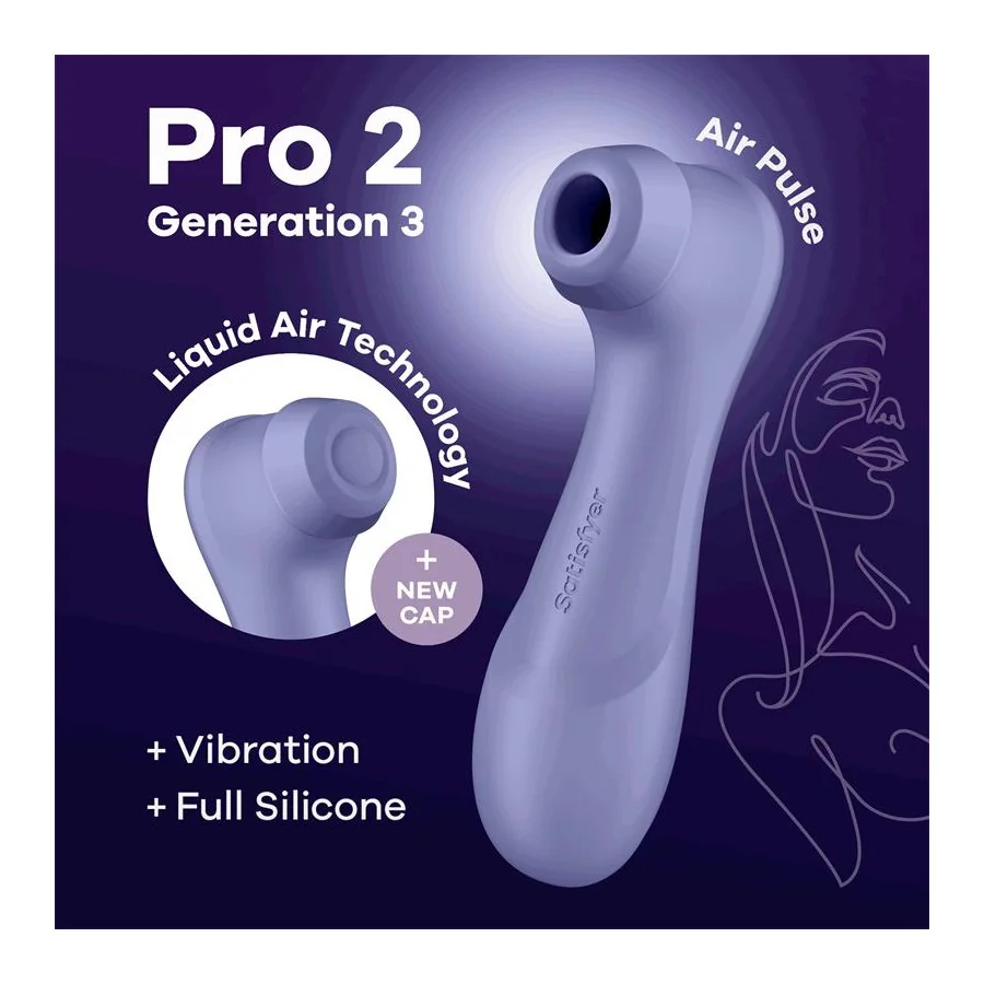 Pro 2 Gen 3 Liquid Air Technology Succion y Vibracion Lilac