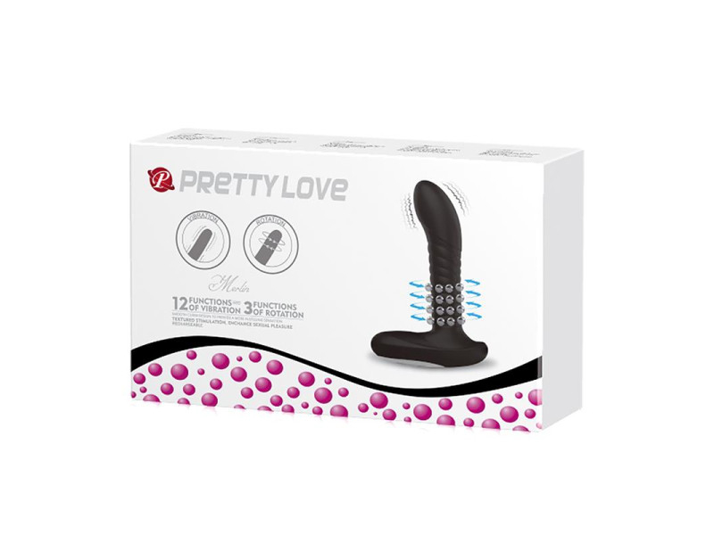 Estimulador Anal con Bolas Internas y Rotacion