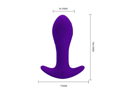 Estimulador Anal con Vibracion Purpura Estimulador Anal con Vibracion Purpura