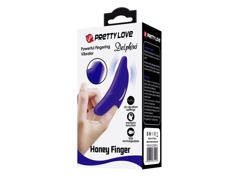 Estimulador de Dedo con Vibracion Delphini Honey
