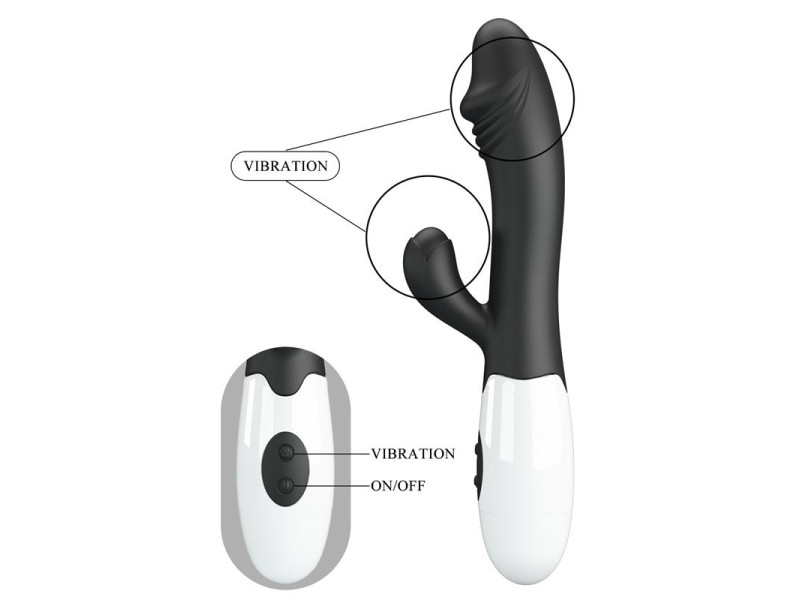Vibrador Snappy 30 funciones Negro