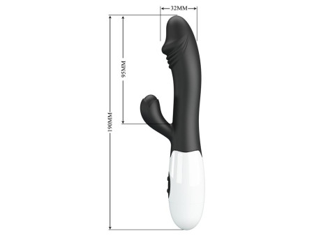 Vibrador Snappy 30 funciones Negro