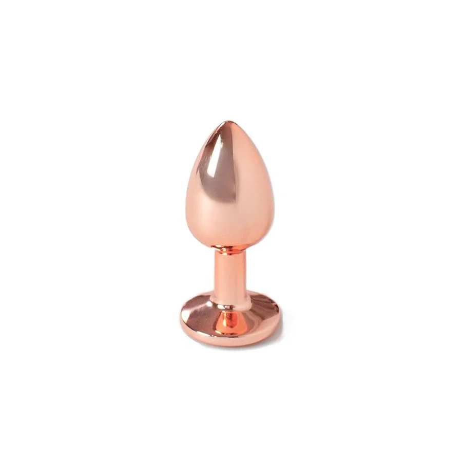 Plug Anal de Metal Rose Gold Talla S