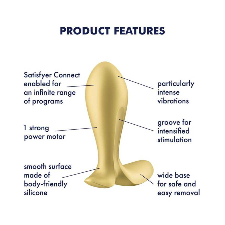 Plug Anal con Vibracion APP Satisfyer Connect Intensity Plug