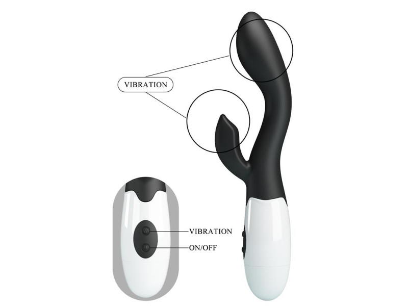 Vibrador Brighty 30 funciones Negro