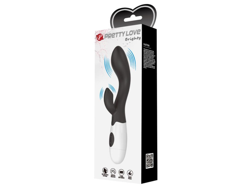 Vibrador Brighty 30 funciones Negro