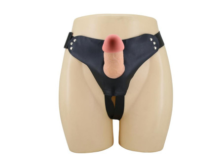 Arnes con Dildo Hueco 19 cm Mavis