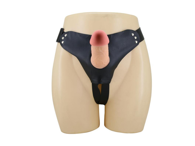Arnes con Dildo Hueco 19 cm Mavis