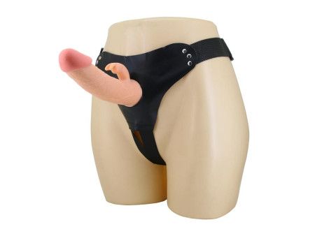 Arnes con Dildo Hueco 19 cm Mavis