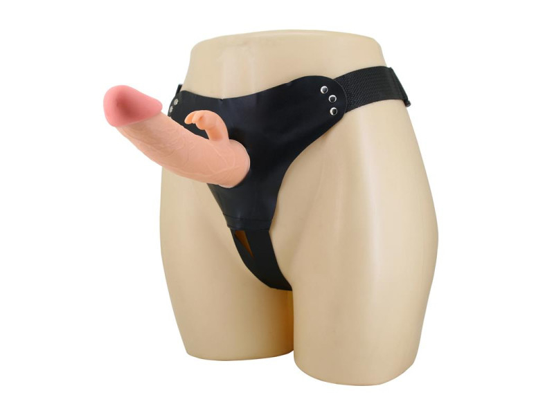 Arnes con Dildo Hueco 19 cm Mavis