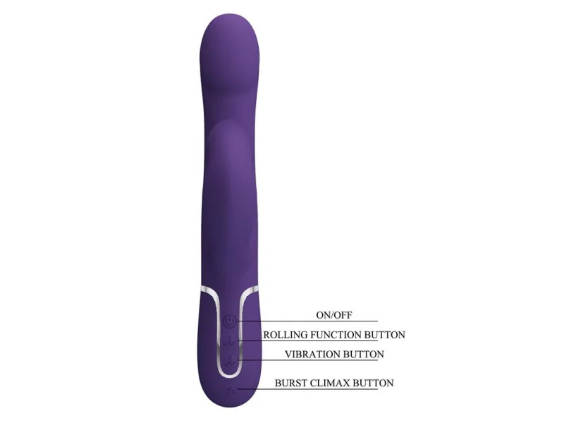 Zalin Rolling Vibrador con Bolas Rotatorias USB