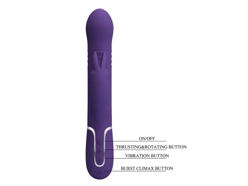 Coale Vibrador con Thursting y Bolas Rotatorias