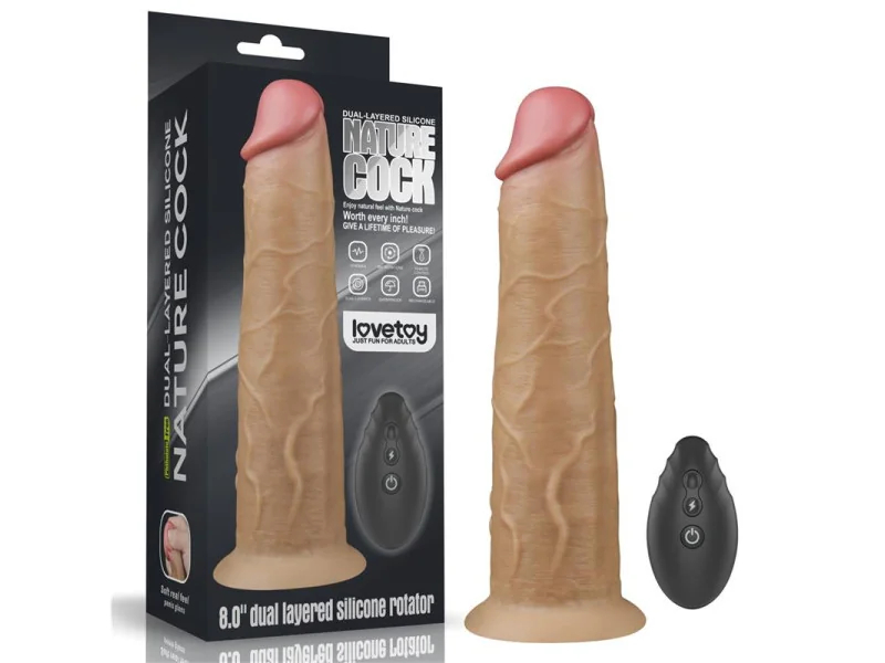Vibrador con Rotacion Doble Capa 8