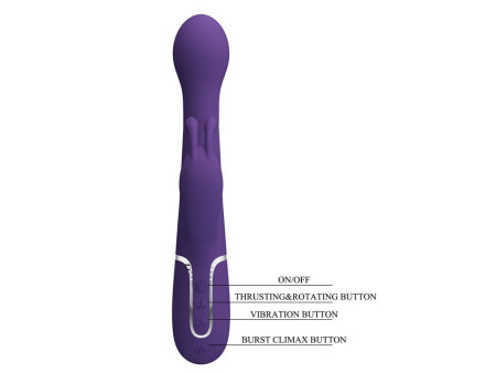 Dejon Vibrador con Thursting y Rotacion Twinkled
