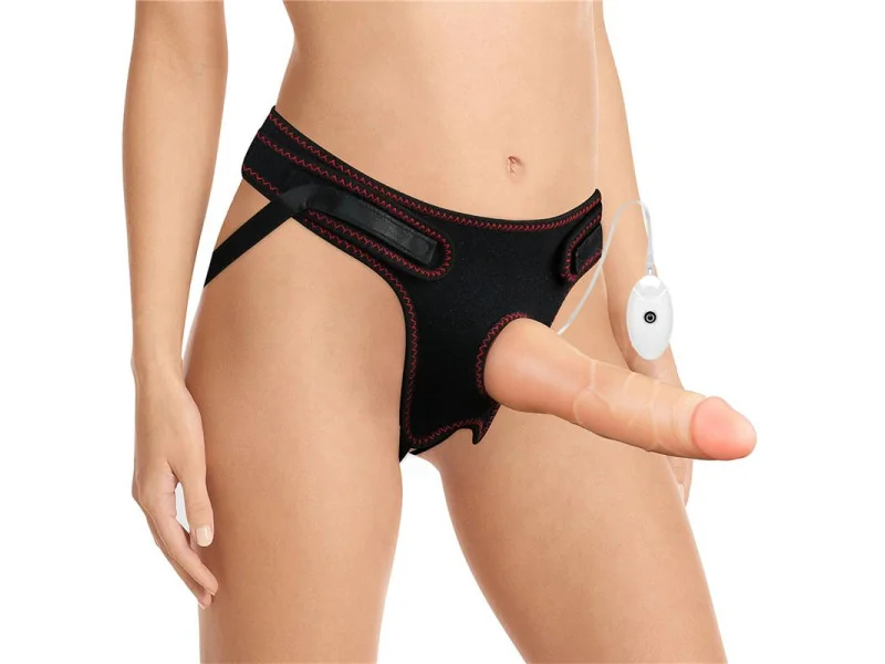 Arnes con Dildo con Vibracion y Control Remoto 75