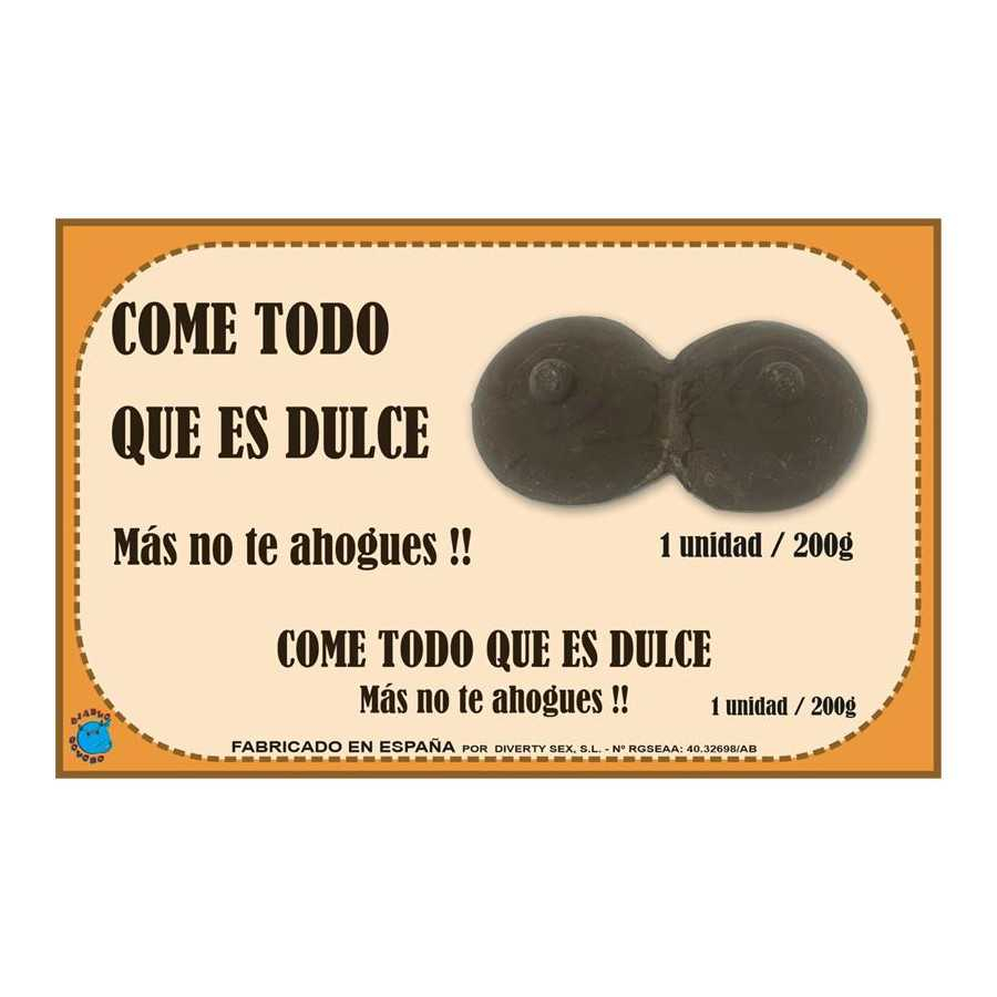 Chocolatina Chocolate Puro Forma de Pecho 200 gr