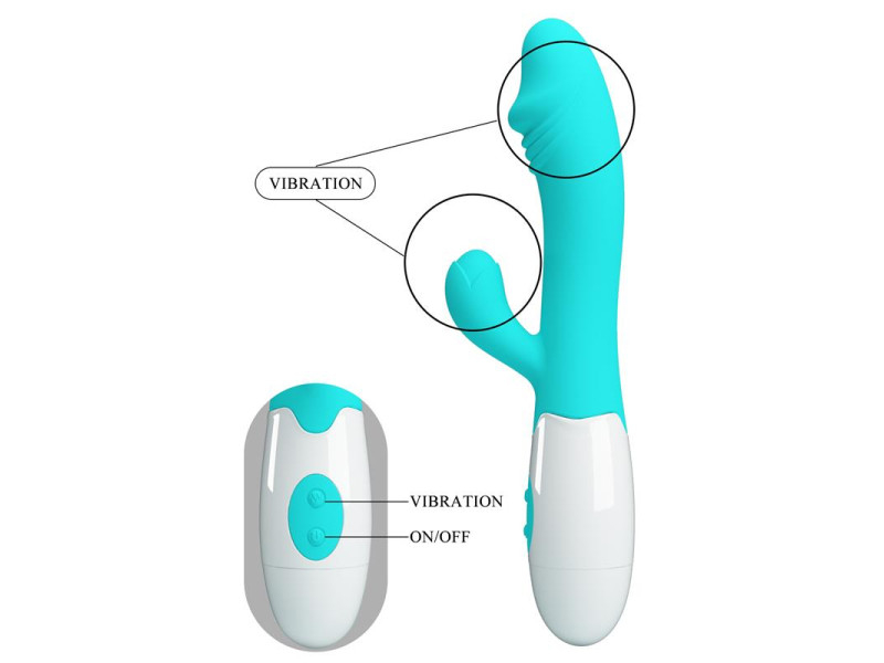 Vibrador Snappy 30 funciones Azul