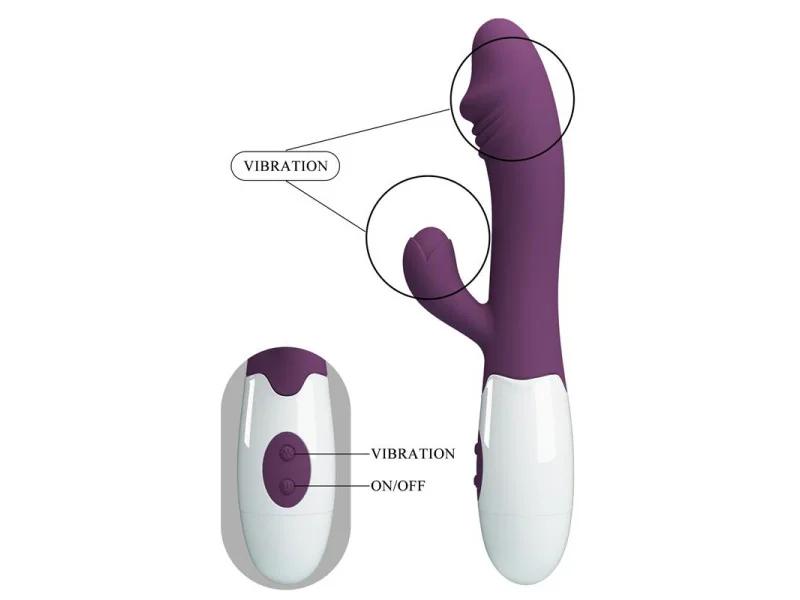 Vibrador Snappy 30 funciones Purpura