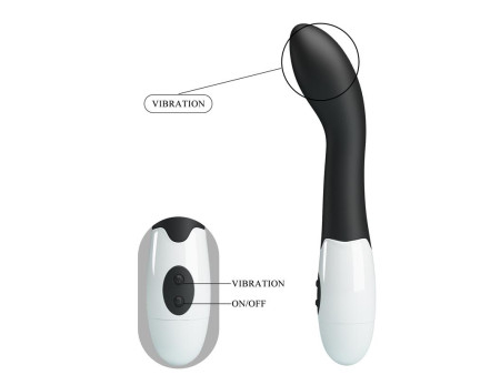 Vibrador Bishop 30 funciones Negro