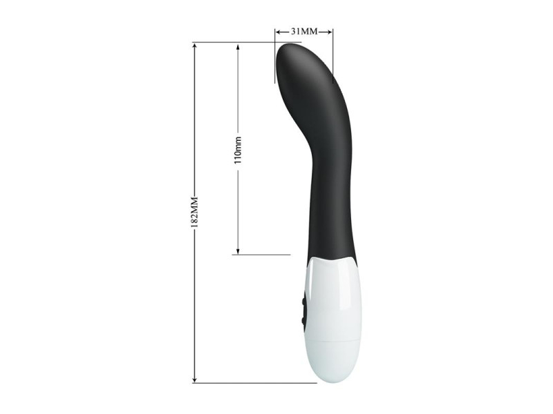 Vibrador Bishop 30 funciones Negro