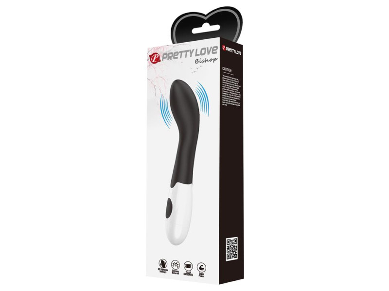 Vibrador Bishop 30 funciones Negro
