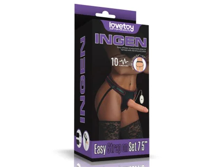 Arnes con Dildo con Vibracion y Control Remoto 75