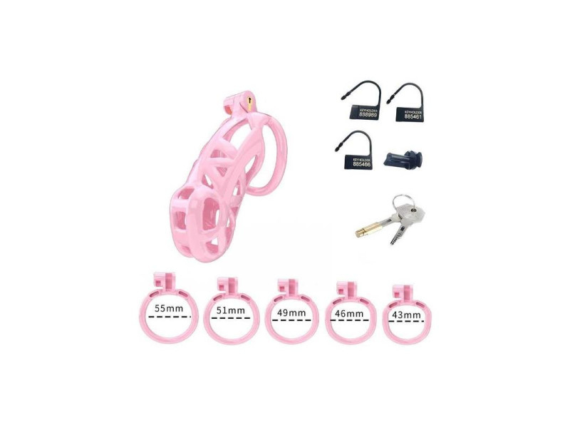 Jaula para el Pene PC01 Rosa