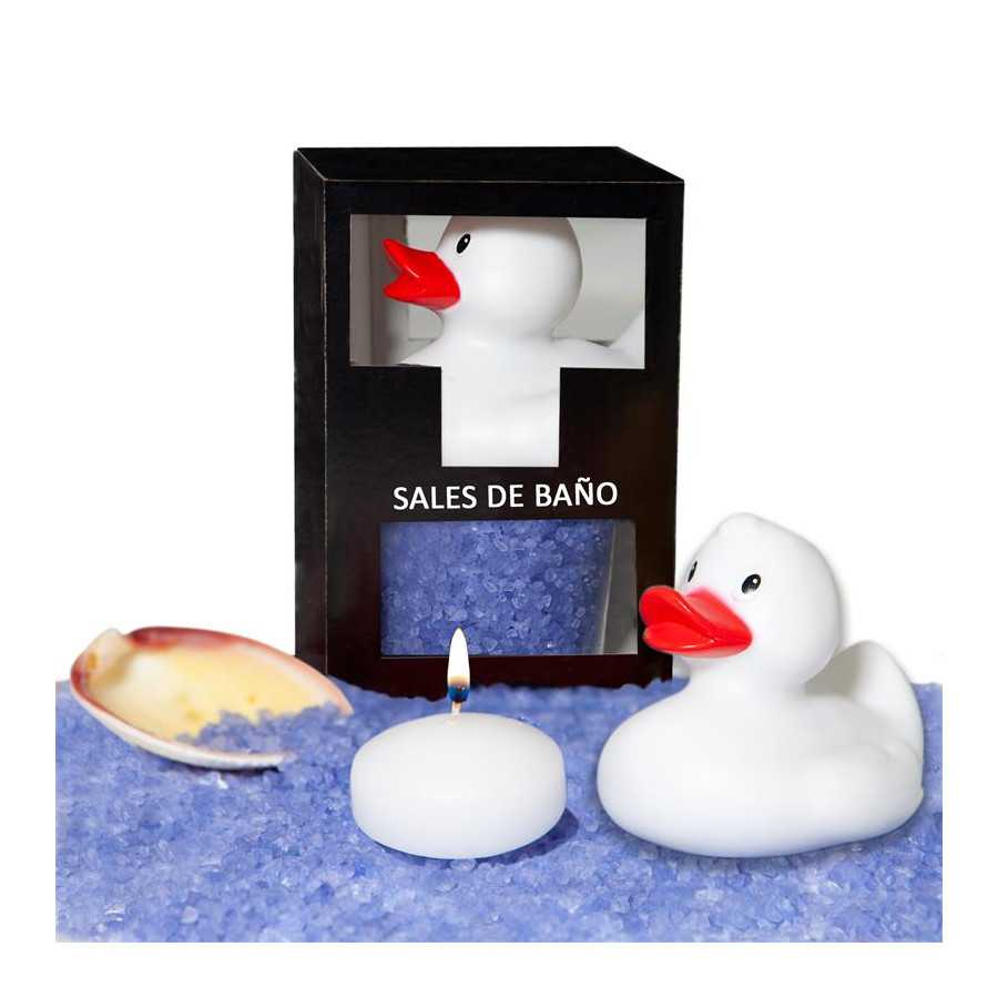 Set Sales Bano Aroma Lavanda Pato Vela y Concha 150gr