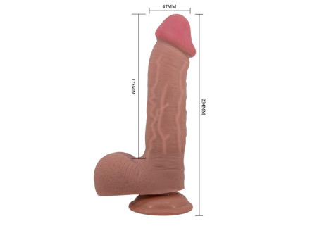 Dildo Realista con con Piel Retractil 92