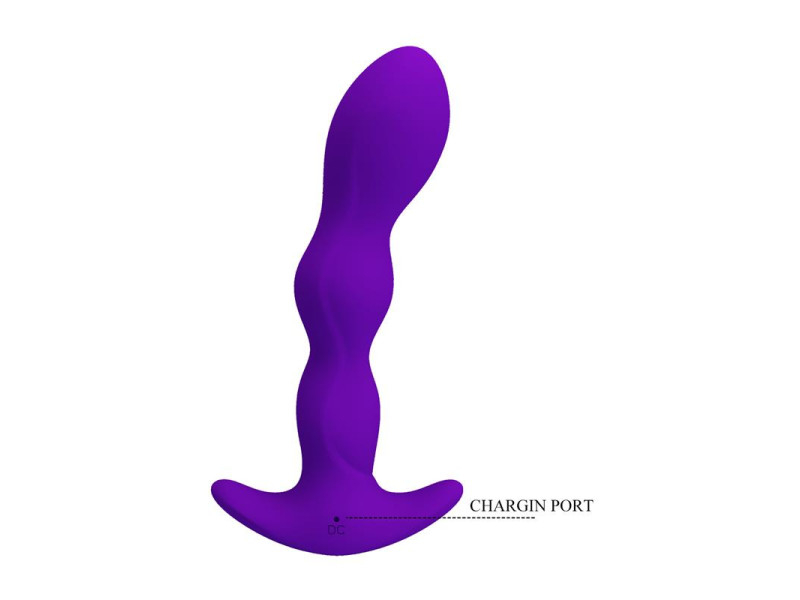 Yale Plug Anal con Vibracion Purpura