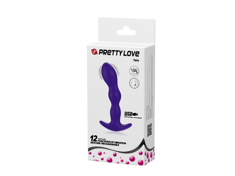 Yale Plug Anal con Vibracion Purpura