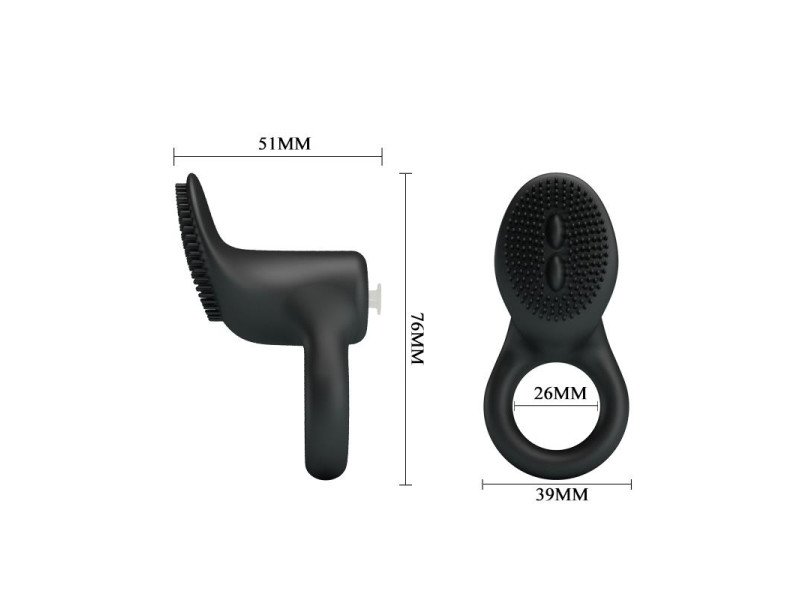 Cobra Anillo para el Pene con Vibracion