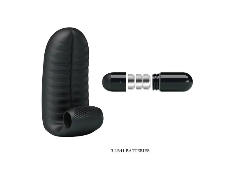 Abbott Funda para el Dedo con Vibracion Negro