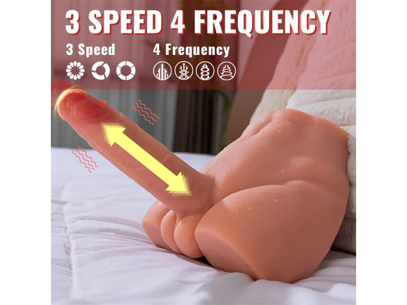 Peel Masturbador con Dildo y Ano Vibracion y Thrusting 27 kg
