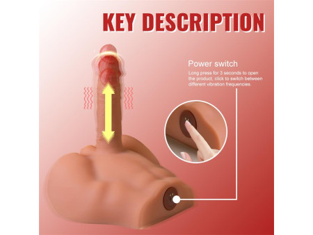 Peel Masturbador con Dildo y Ano Vibracion y Thrusting 27 kg