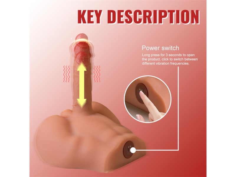 Peel Masturbador con Dildo y Ano Vibracion y Thrusting 27 kg