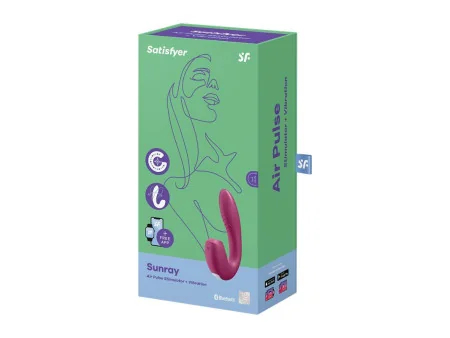 Sunray Berry Succionador y Vibrador 2 en 1 Super Flexible USB Sunray Berry Succionador y Vibrador 2 en 1 Super Flexible USB