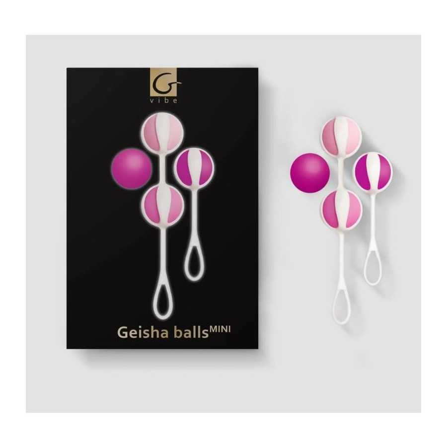 Set 4 Bolas Geisha Balls Mini Raspberry