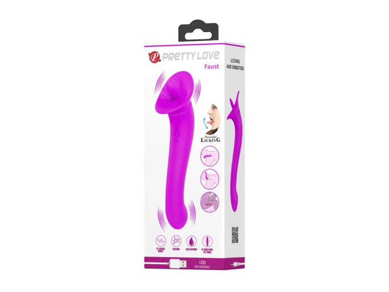 Faust Vibrador con Lengua Estimuladora USB