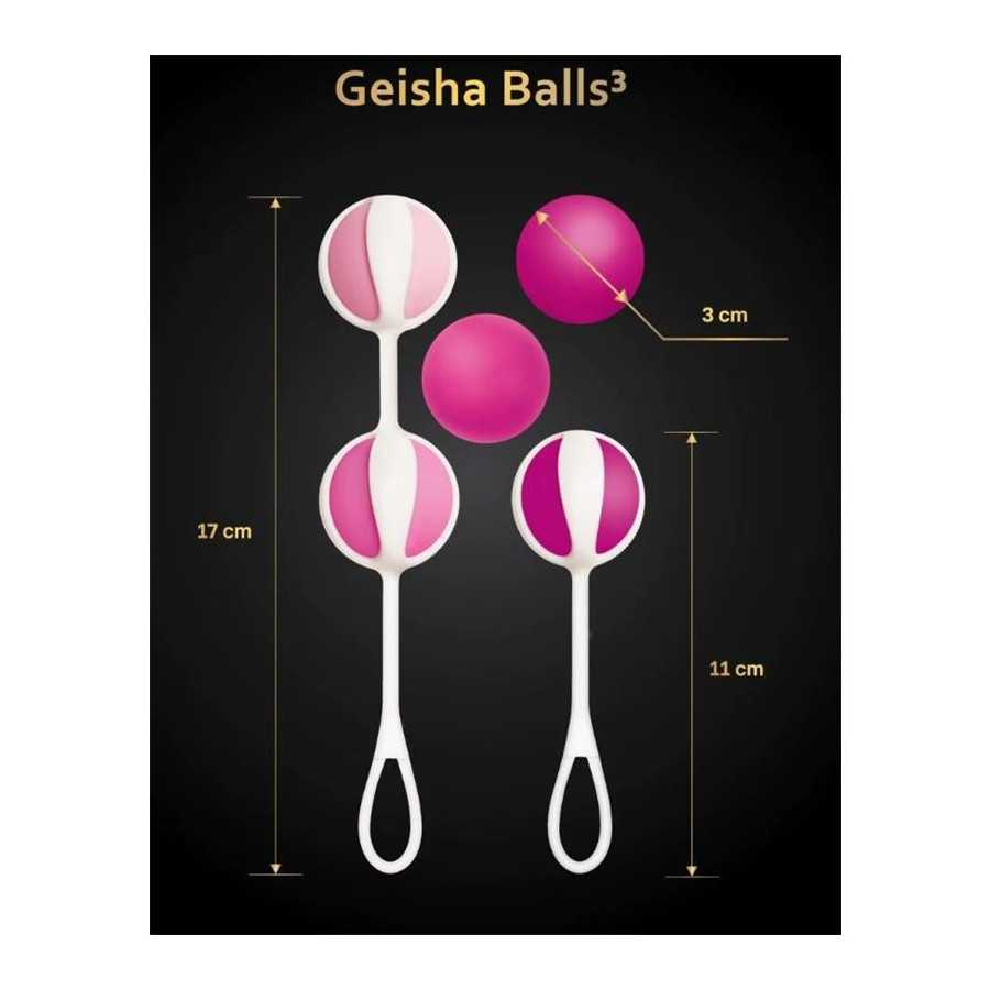 Set de 5 Geisha Balls3 Sugar Pink