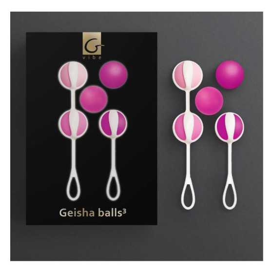 Set de 5 Geisha Balls3 Sugar Pink